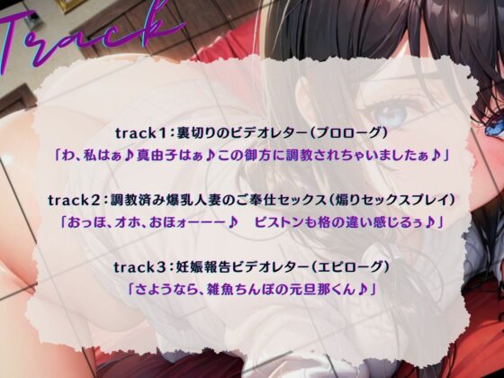 【NTR】調教された妻から届いた裏切りのビデオレター(ご奉仕プレイ) - FANZA同人