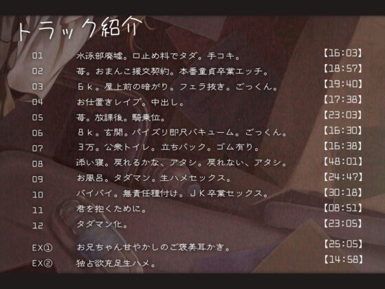タダマン化 〜訳アリギャル援交・ドスケベ援交少女深瀬七緒は孕ませセックスでJK卒業しちゃう〜【超リアル・フォーリーサウンド】(エモイ堂) - FANZA同人