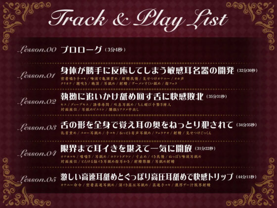 【耳舐め慣れしている人に聴いて欲しい】耳舐めコンサルタントがあなたの耳を敏感名器に徹底開発！2〜止まらない耳イき編〜(あくあぽけっと) - FANZA同人