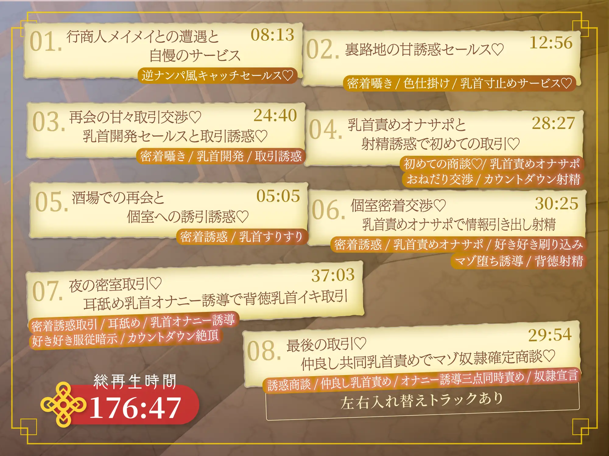 【乳首特化×超密着】傾国行商人のマゾ堕ち背徳取引❤ ～精子も情報も全部漏らしちゃう仲良し乳首責め～ [やわらかマゾ工房] | DLsite 同人 - R18