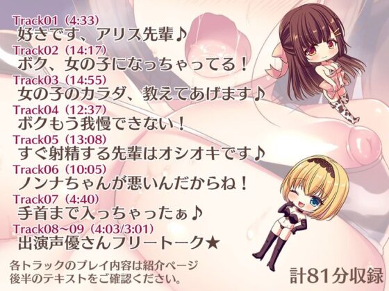 フタナリ女体化したボクはイカされ続ける卑猥なメス豚【KU100ハイレゾ】(パースペクティブ少女幻奏) - FANZA同人