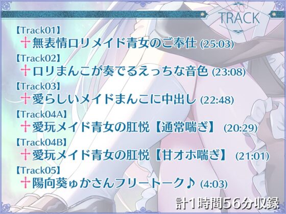 【無表情ロリ】瑠璃雪楼の狂詩曲 愛玩メイド青女の肛悦【KU100ハイレゾ】 [パースペクティブ少女幻奏] | DLsite 同人 - R18