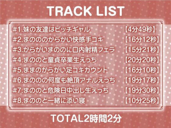 妹の友達はビッチギャルJK〜おにいさんにもビッチおま〇こ使わせてあげよっか？〜【フォーリーサウンド】(テグラユウキ) - FANZA同人