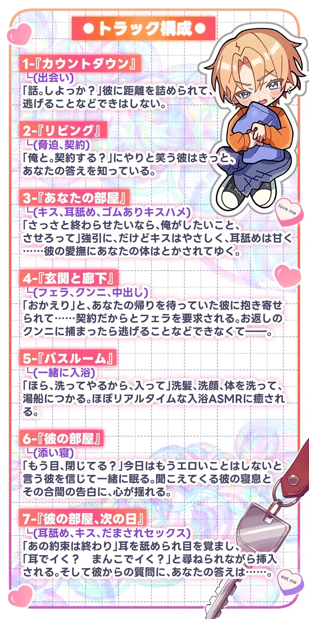 【圧倒的愛×ツンデレイケメン同居人】だまされルームシェア【プライベート体感フォーリー】 [white mist] | DLsite がるまに