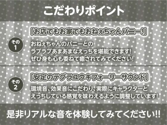 おねぇちゃんバニーの童貞君甘やかし【フォーリーサウンド】(テグラユウキ) - FANZA同人