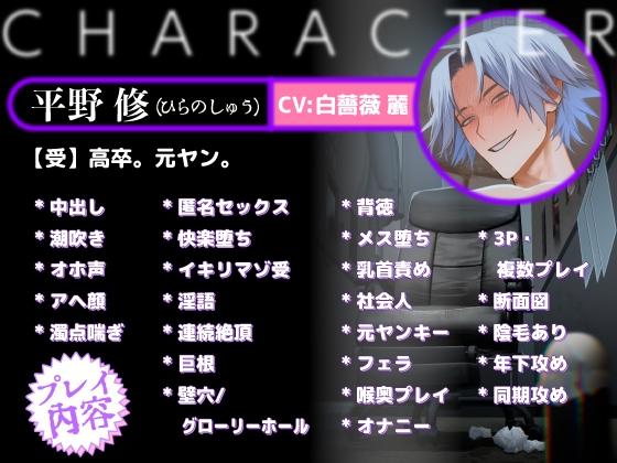 穴付個室 元ヤンカントボーイ ビデオ試射室へ【ボイスドラマ版】 [KZentertainment] | DLsite がるまに