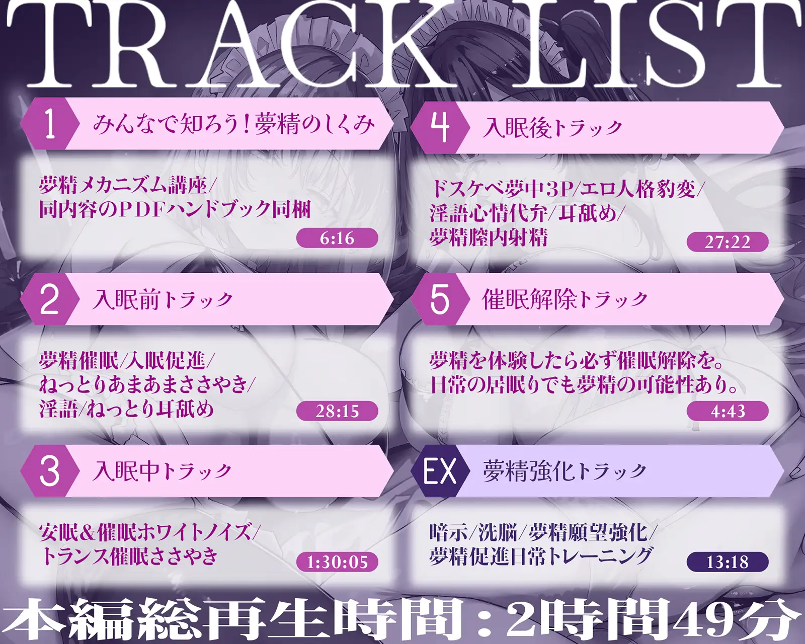 【夢精のしくみPDF同梱】実践！夢精催○～夢の中で必ず気持ちいい射精が出来る～[安眠×夢精快感] [空心菜館] | DLsite 同人 - R18