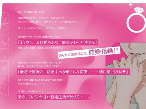 【※激重注意※】執着系激重同僚に交際0日婚を迫られた結果、無理やり初夜に持ち込まれました