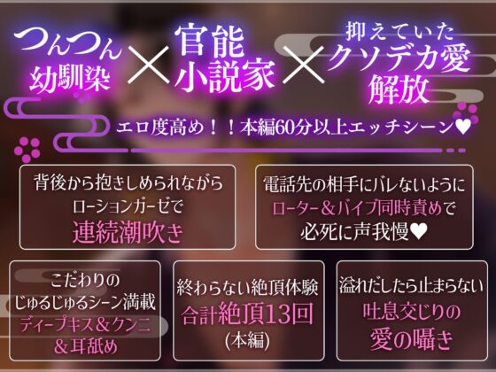 【小説のモデルはすべてあなた】クソデカ愛情文豪さん〜こらっ!逃げようとすんじゃねぇ!〜