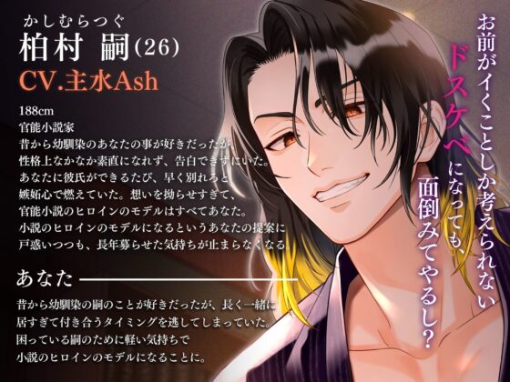 【小説のモデルはすべてあなた】クソデカ愛情文豪さん〜こらっ!逃げようとすんじゃねぇ!〜