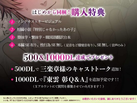 【溺愛二穴責め(はーと)】アイドル様、堕ちてきて(はーと)〜後方彼氏面激重ヤンデレマネージャーによる監禁性活〜