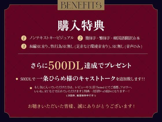 【たっぷり145分!!】部下は魔王様にわからせたい〜ドロドロ執愛×変態言葉責め〜
