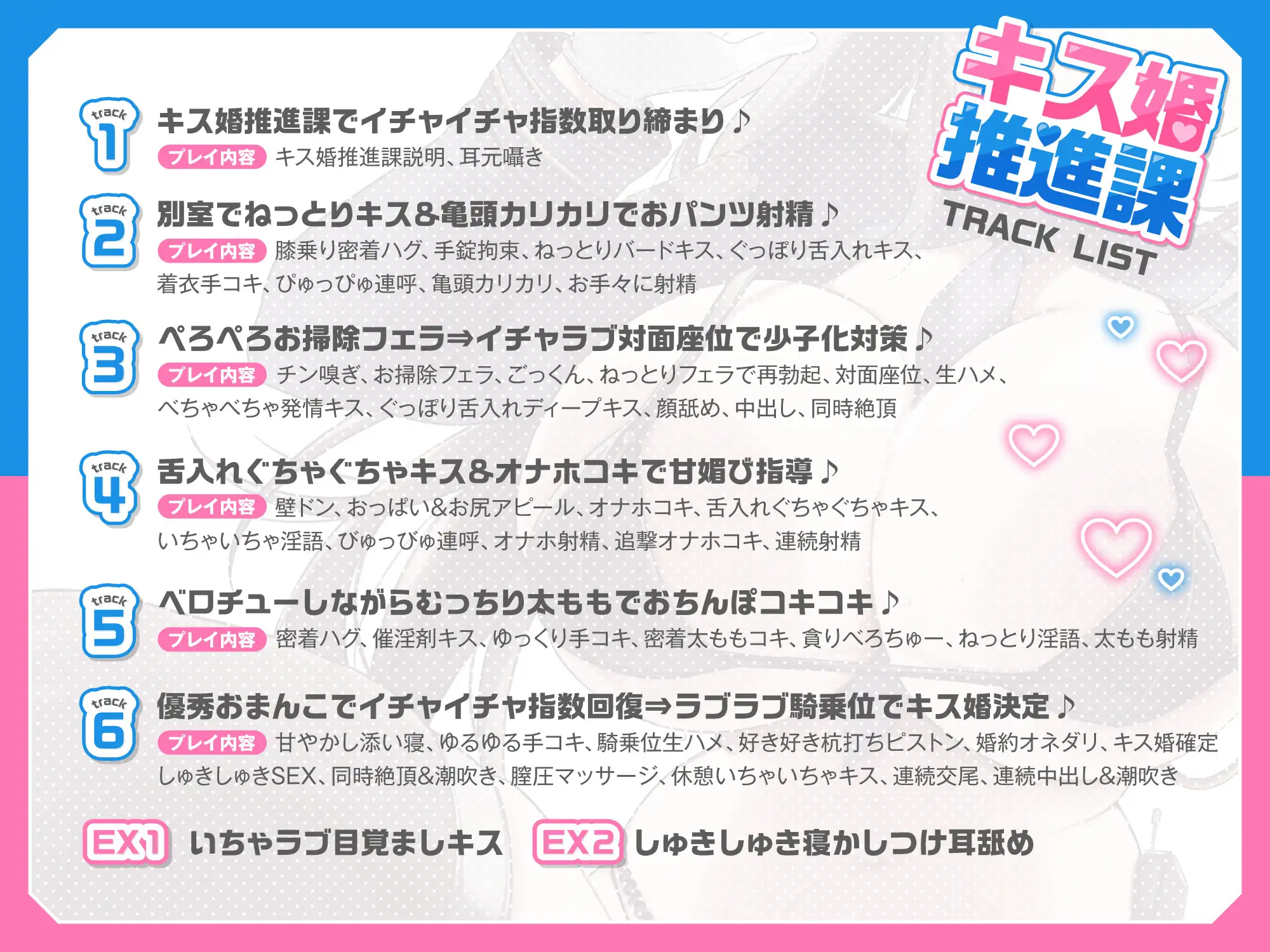【甘媚びべろちゅ〜しまくり♡】いちゃいちゃ密着キスで少子化対策♪キス婚推進課♡～ドスケベお姉さんポリスの甘媚び搾精指導♡「私とお口でセックスしましょうね…♡」 [バナナ解放軍] | DLsite 同人 - R18