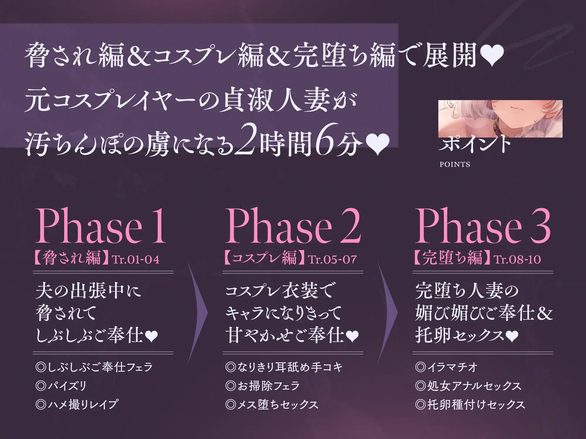 元コスプレイヤーの人妻が夫以外のチンカス汚ちんぽに堕とされちゃうお話♡【KU100】 [ホロクサミドリ] | DLsite 同人 - R18