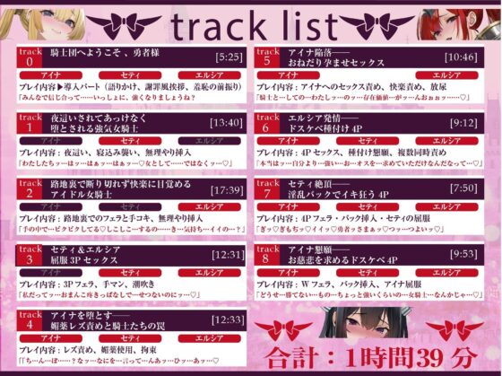 【おねしょた】超爆乳女騎士団に搾られまくり特濃♪トリプル性活〜高潔だったあの騎士たちが、ぼく専用のメス堕ちえっち玩具に…〜