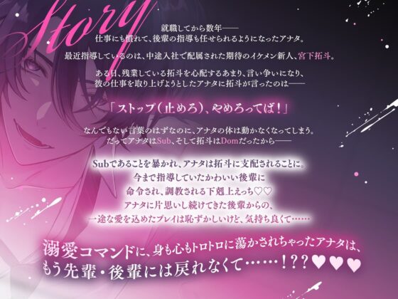 【発情×豹変】Dom後輩宮下くんは溺愛subに激重感情を隠さない【Dom/Subユニバース】