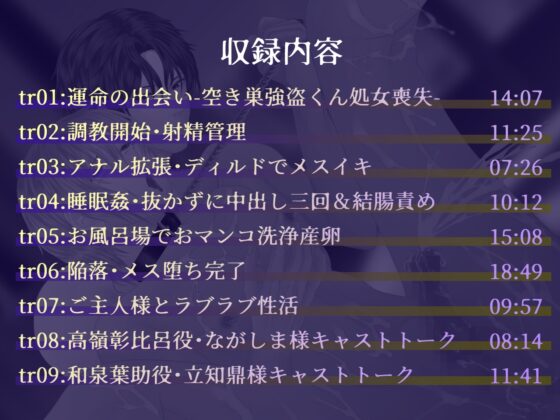 【ドS激ヤバ家主×無自覚ドM強盗くん】空き巣に入って来た強盗くんが好みドストレート超絶ドタイプだったので、自分好みに躾けてみた件 [とろとろ★とろさぁもん] | DLsite がるまに