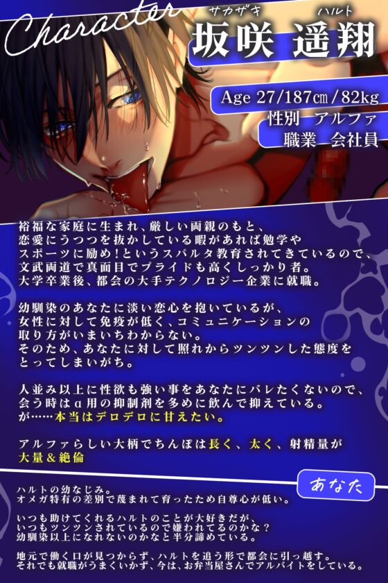 【全然…】ツンデレαと欲情(ヒート)Ωの甘々下品な動物♡交尾【隠せてないよ】 溜め込んでいたドロドロ濃厚精子を一滴残らず痙攣おまんこに大量射精(絶対孕ませ子種) [HoneyParfum (ハニパル)] | DLsite がるまに