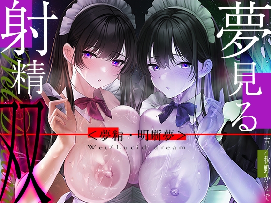 【6時間海馬コントロール】夢見る射精・双～漏らすように発射する夢精で甘くずーっと続く快感をアナタに～【双子の催眠で明晰夢】 [シロイルカ] | DLsite 同人 - R18