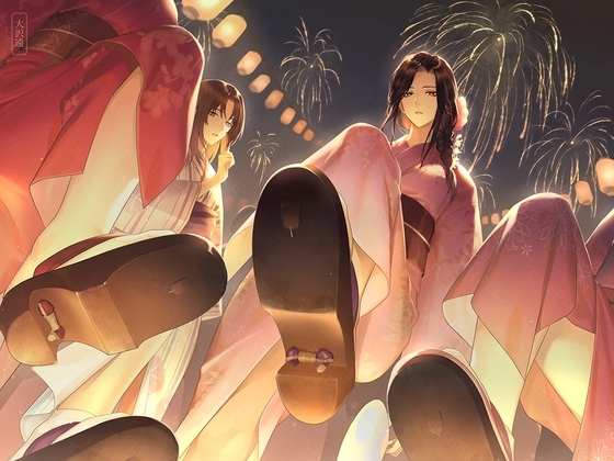 クラスメートの女子と夏祭りに行ったらやっぱり踏まれた [Mz] | DLsite 同人 - R18