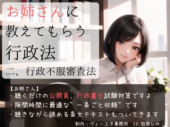 お姉さんに教えてもらう行政法 二、行政不服審査法 [ヴィーエヌ事務所] | DLsite 同人 - R18