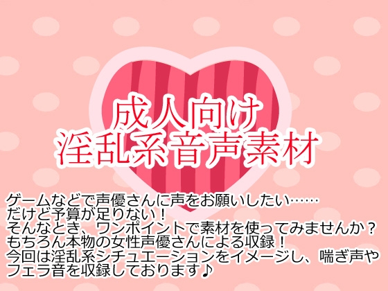 淫乱系音声素材集 [Junky-Soft] | DLsite 同人 - R18