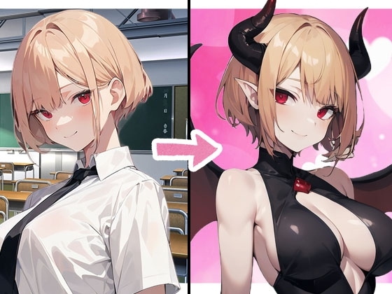 王子様系ハーフサキュバス先輩 [スタジオレイン] | DLsite 同人 - R18