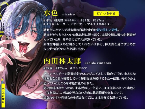 死ぬのは水色を抱いてからでも遅くない～死にたがりくんは謎の美人と出会ってごく普通だけどエロ甘い恋をしました～ [ちゅちゅ] | DLsite がるまに