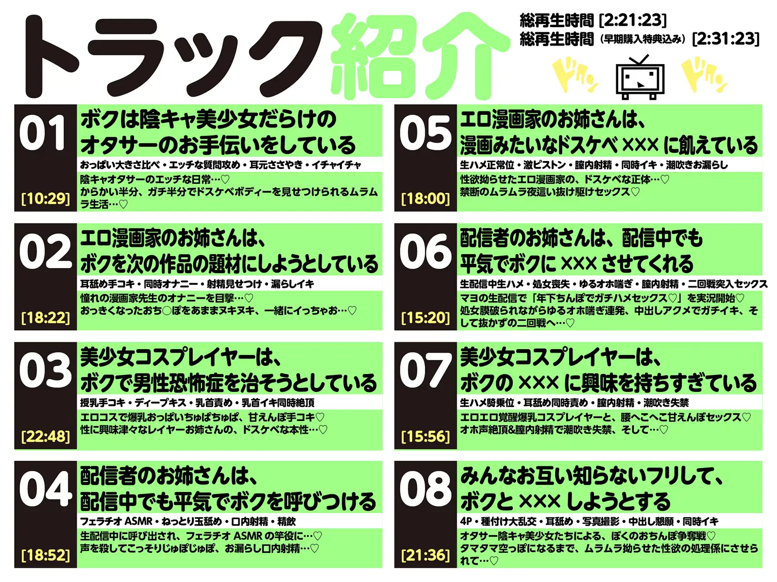 【LIVE2D動画付き】オタサーのショタ～変態陰キャお姉さんだらけのドスケベオタサーで毎日あまあま♡セックスアシスタント性活～【陰キャダウナー×おねショタ】 [火星エリンギ] | DLsite 同人 - R18