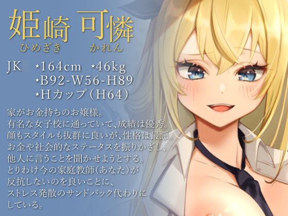 生意気お嬢様なメスガキJKをわからせSEXで手懐ける [東京録音堂] | DLsite 同人 - R18