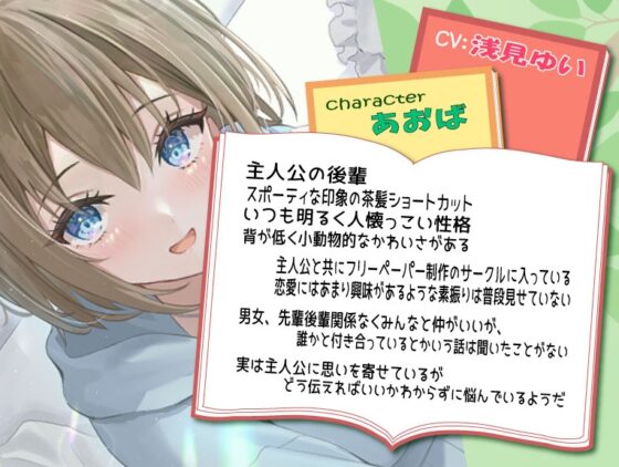 【いちゃいちゃASMR・後輩・KU100】先輩とふたりっきりの1日に [きらきらおんぷ] | DLsite 同人 - R18