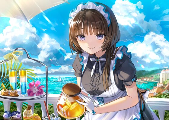 メイドと海辺の洋館～Summer with the Maid～【CV.若山詩音】(耳かき/歯みがき/添い寝) [心づくし音屋] | DLsite 同人 - R18