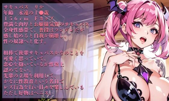【シリーズ累計2万本突破!】ガチレズ!!番外編～転生したらバイブだった件～サキュバスりか&amp;かな [ねっとりっくちゅ] | DLsite 同人 - R18