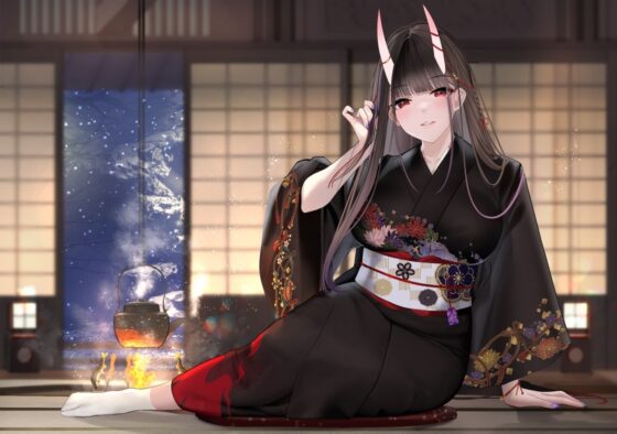 【丁寧語えっち】鬼の姉上とあったか全肯定 和譚 ～田舎の山奥で ぜいたく褒められ冬籠り～ [ろんりーわん] | DLsite 同人 - R18