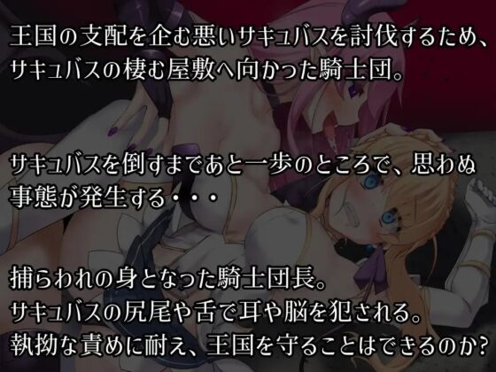 耳舐めサキュバスの騎士団篭絡 [堕楽屋] | DLsite 同人 - R18