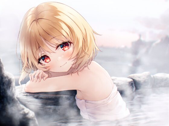ゆめぐりASMR あけぼのの湯～釣子の名湯、潮騒露天で石鹸削りからの贅沢洗体とソープシャンプー。お耳掃除はベビーオイルの濡れ綿棒で～ [RaRo] | DLsite 同人 - R18
