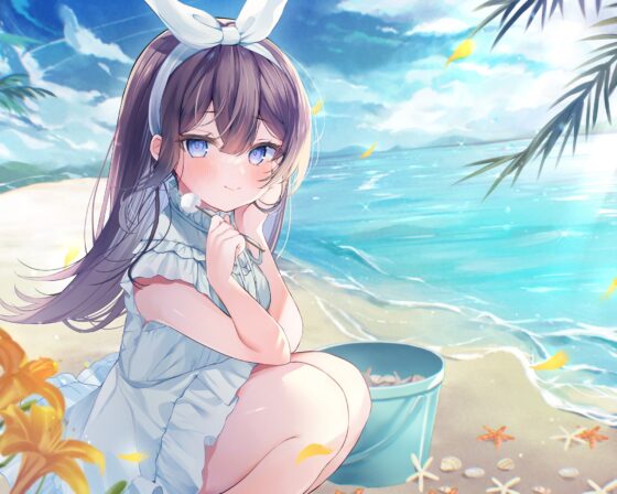 海姉妹・五女 ちょっと照れ屋で一生懸命な妹系女子と海辺でゆったりASMR【CV.鈴木絵理】 [RaRo] | DLsite 同人 - R18