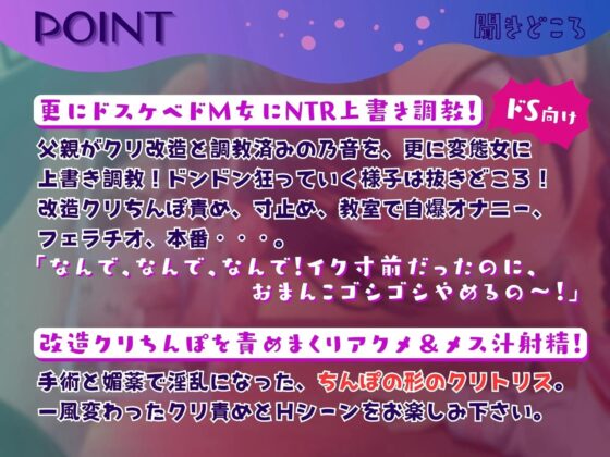 クラスメイトをNTR上書き調教 ～改造済みのクリちんぽ～ 【KU100】 [ドM女史団] | DLsite 同人 - R18