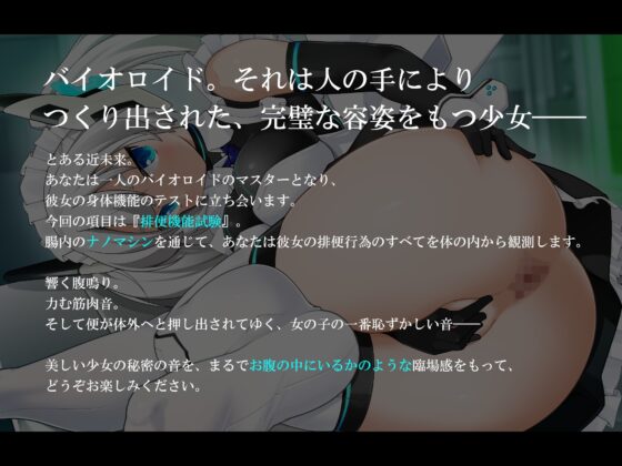 【腸内観測ASMR】高性能型ナノマシンで美少女バイオロイドちゃんのお腹の中へ [乃村軒] | DLsite 同人 - R18