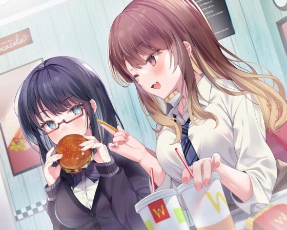 クラスメートのおしゃべりの間に入りたい。【上絛千尋&amp;五十嵐夕夏】 [RaRo] | DLsite 同人 - R18