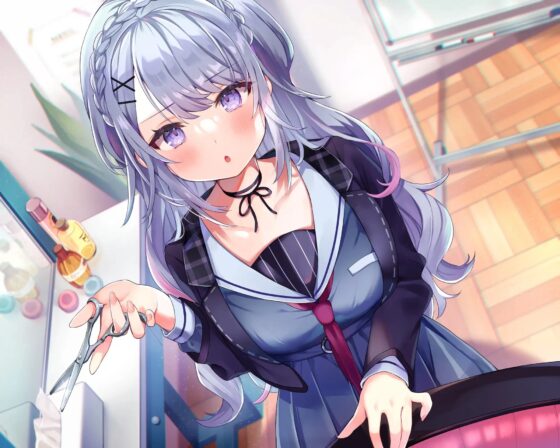 【ヘアカット・シャンプー・マッサージ】私立小戸入高校ASMR部活動記録～美容師志望の氷雪系JK～【CV.小原莉子】 [RaRo] | DLsite 同人 - R18