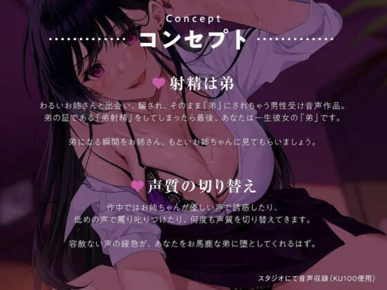 わるすぎお姉さんに騙されてマゾな”弟”にさせられた ～優しいフリして声質変えるお姉ちゃん～【バイノーラル】 [極淑しすてむ] | DLsite 同人 - R18