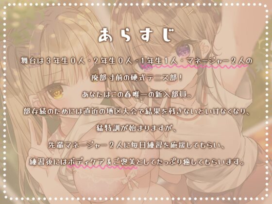 【KU100】もぎたてJ○マネージャーズ! 放課後えちかわ応援しちゃうぞっ♪ [Deep;Dahlia] | DLsite 同人 - R18