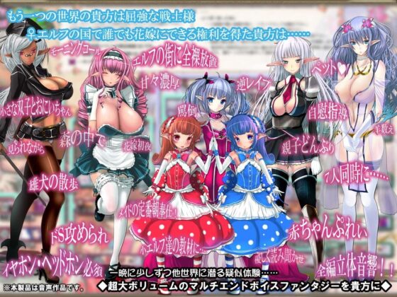 Lv1ボイスクエスト～盲目戦士はエルフの国でハーレム三昧～ [蒼見鳥] | DLsite 同人 - R18