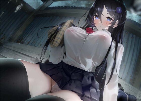 甘濡れ先輩JK～甘やかし濡れお〇んことお外えっち～【フォーリーサウンド】 [テグラユウキ] | DLsite 同人 - R18