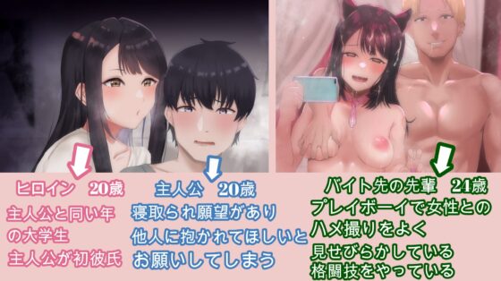 同級生の彼女に写真を見せながら寝取らせ報告をしてもらう音声 動画版付き [せくしーふぇいす] | DLsite 同人 - R18
