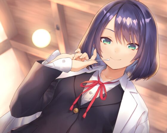 Cafe『Sereno』～癒しを探求する才媛 リケジョ店員と。ハンドミキサー/綿棒耳かき/スライム両耳ケア～～【CV.本多真梨子】 [RaRo] | DLsite 同人 - R18