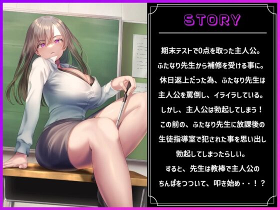 【ドM向け男性受け】赤点の君を先生のオナホにしてあげる～ふたなりドS先生から補習中に罵倒されて犯されて～ [仮性旅団] | DLsite 同人 - R18