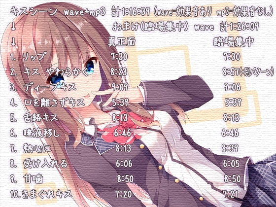 道楽主義のキス趣味嗜好 音声 [ぺありふこうぼう] | DLsite 同人 - R18