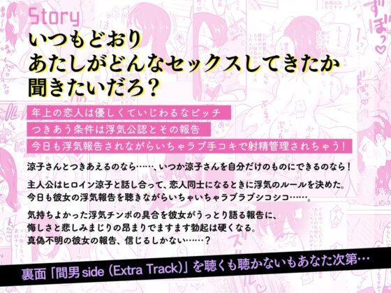 【漫画版つき】いちゃラブ手コキしながら浮気報告するビッチな年上彼女Voice Ver. 【NTRフォーリーサウンド】 [IRON Y] | DLsite 同人 - R18